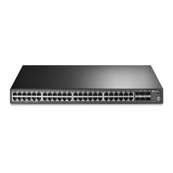 TP-Link T3700G-52TQ Zarządzany L2 L3 Gigabit Ethernet (10 100 1000) 1U Czarny