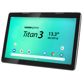 Hannspree HANNSpad SN14TP1B2AS04 tablet 16 GB 33,8 cm (13.3") Rockchip 2 GB Wi-Fi 4 (802.11n) Android 9.0 Czarny