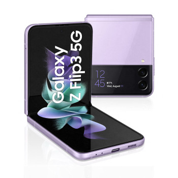 Samsung Galaxy Z Flip3 5G 17 cm (6.7") Jedna karta SIM Android 11 USB Type-C 8 GB 256 GB 3300 mAh Lawenda