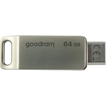 Goodram ODA3 pamięć USB 64 GB USB Type-A   USB Type-C 3.2 Gen 1 (3.1 Gen 1) Srebrny