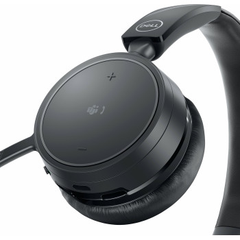 DELL WL5022 Zestaw słuchawkowy Bezprzewodowy Opaska na głowę Biuro centrum telefoniczne Bluetooth Czarny