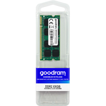Goodram GR800S264L6 2G moduł pamięci 2 GB 1 x 2 GB DDR2 800 Mhz