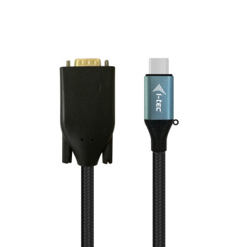 i-tec C31CBLVGA60HZ adapter kablowy 1,5 m USB Type-C VGA (D-Sub) Czarny, Niebieski
