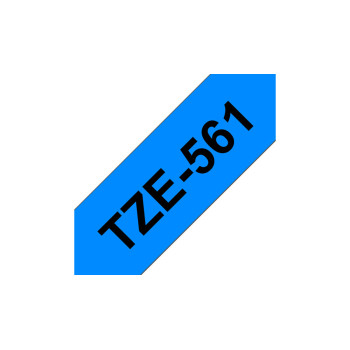 Brother TZe-561 taśmy do etykietowania Czarny na niebieskim
