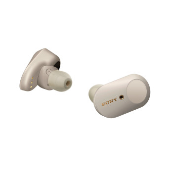 Sony WF-1000XM3 Zestaw słuchawkowy True Wireless Stereo (TWS) Douszny Połączenia muzyka Bluetooth Srebrny