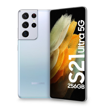 Samsung Galaxy S21 Ultra 5G SM-G998B 17,3 cm (6.8") Dual SIM Android 11 USB Type-C 12 GB 256 GB 5000 mAh Srebrny