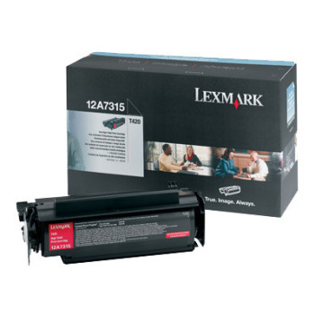 Lexmark T420 High Yield, 10k kaseta z tonerem 1 szt. Oryginalny Czarny