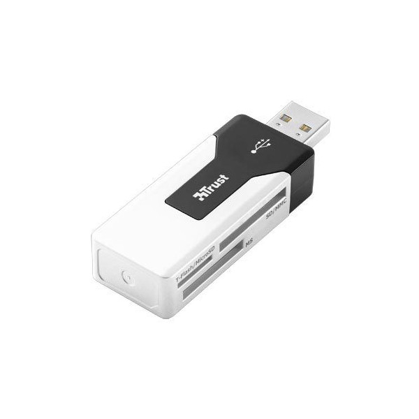 Trust 36-in-1 USB2 Mini Cardreader CR-1350p czytnik kart USB Biały Trust 36-in-1 USB2 Mini Cardreader CR-1350p czytnik kart USB Biały