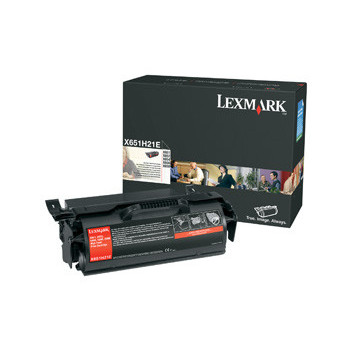 Lexmark X65x High yield print cartridge kaseta z tonerem 1 szt. Oryginalny Czarny