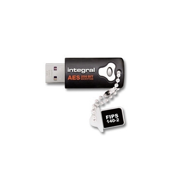 Integral INFD4GCRYPTO140-2 pamięć USB 4 GB USB Typu-A 2.0 Czarny