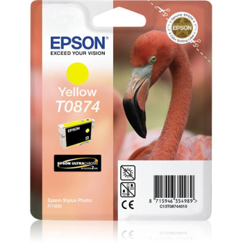 Epson Flamingo Wkład atramentowy Yellow T0874 Ultra Gloss High-Gloss 2