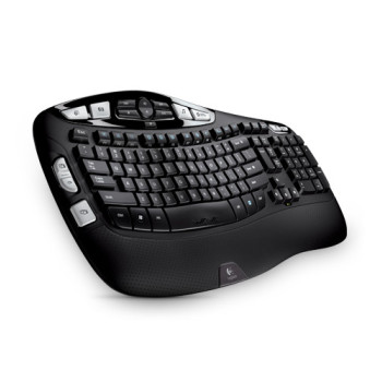 Logitech Wireless Keyboard K350 klawiatura RF Wireless QWERTY Angielski Czarny