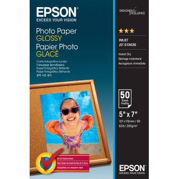 Epson Photo Paper Glossy - 13x18cm - 50 Arkuszy