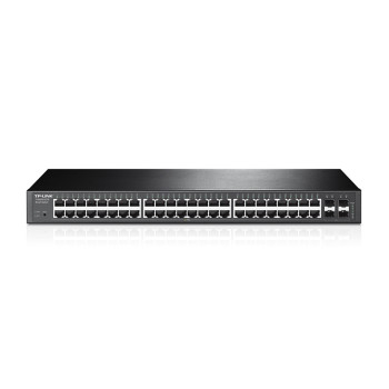 TP-Link T1600G-52TS (TL-SG2452) Zarządzany L2+ Gigabit Ethernet (10 100 1000) 1U Czarny