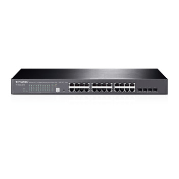 TP-Link T1700G-28TQ Zarządzany L2 L2+ Gigabit Ethernet (10 100 1000) 1U Czarny