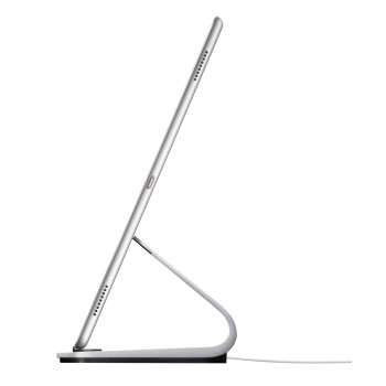 Logitech BASE Wireless Charging Stand with Smart Connector Technology for iPad, iPad Air and iPad Pro Srebrny Wewnętrzna