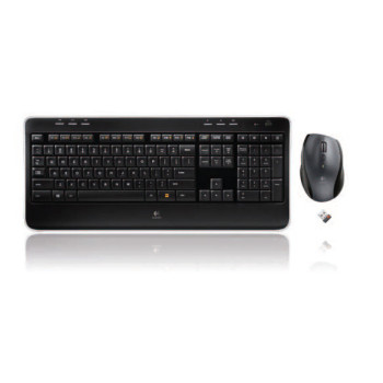 Logitech Wireless Combo MK620 klawiatura Dołączona myszka RF Wireless Angielski Czarny
