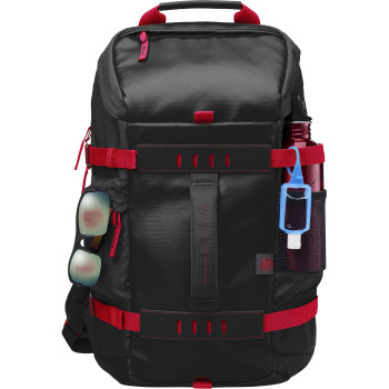 HP 15.6 in Odyssey Red Black Backpack