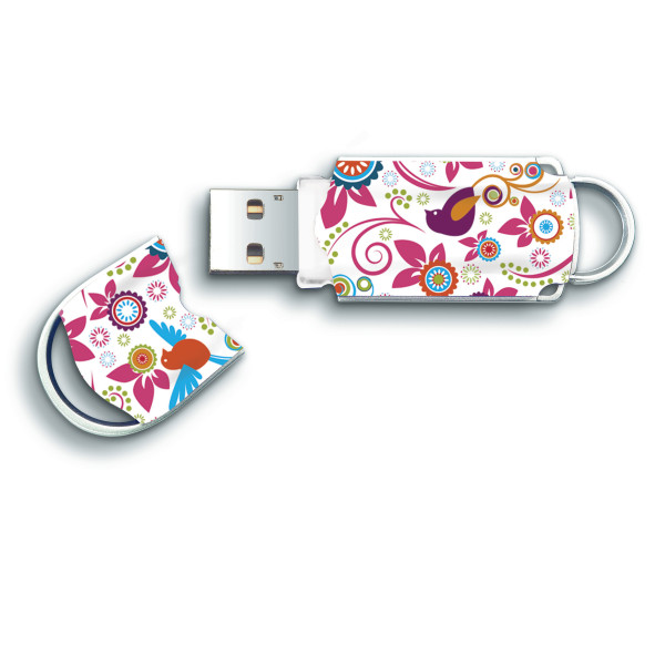 Integral 16GB XPRESSION USB FLASH DRIVE - BIRDS PATTERN pamięć USB USB Typu-A 2.0 Wielobarwny Integral 16GB XPRESSION USB FLASH DRIVE - BIRDS PATTERN pamięć USB USB Typu-A 2.0 Wielobarwny