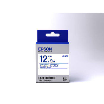 Epson Label Cartridge Standard LK-4WLN Blue White 12mm (9m)