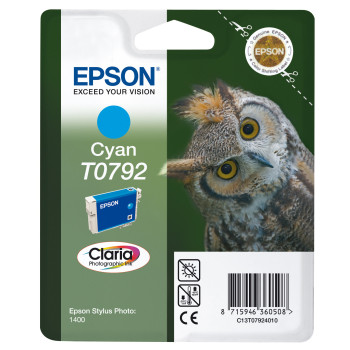 Epson Owl Wkład atramentowy Cyan T0792 Claria Photographic Ink