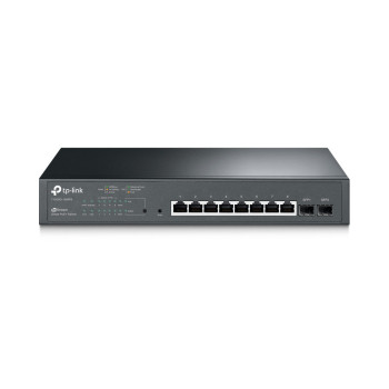 TP-Link T1500G-10MPS Zarządzany L2 Gigabit Ethernet (10 100 1000) Obsługa PoE 1U Czarny