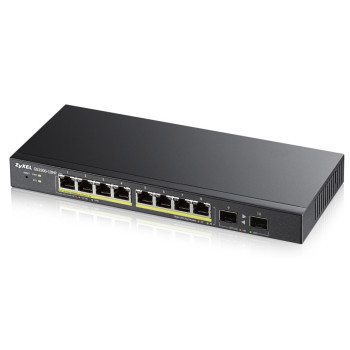 Zyxel GS1900-10HP Zarządzany L2 Gigabit Ethernet (10 100 1000) Obsługa PoE 1U Czarny