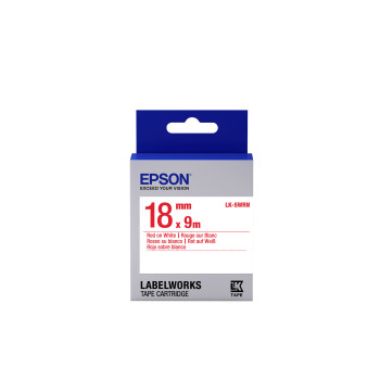 Epson Label Cartridge Standard LK-5WRN Red White 18mm (9m)