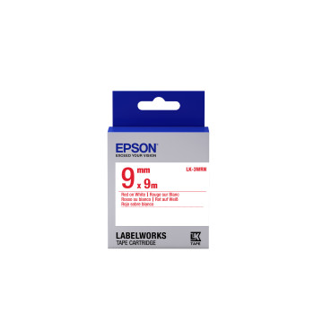 Epson Label Cartridge Standard LK-3WRN Red White 9mm (9m)