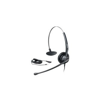 Yealink YHS33 słuchawki zestaw słuchawkowy Przewodowa Opaska na głowę Biuro centrum telefoniczne Czarny