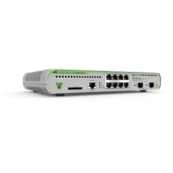 Allied Telesis AT-GS970M 10PS-50 Zarządzany L3 Gigabit Ethernet (10 100 1000) Obsługa PoE 1U Czarny, Szary
