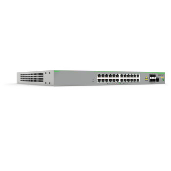Allied Telesis AT-FS980M 28PS-50 Zarządzany L3 Fast Ethernet (10 100) Obsługa PoE Szary