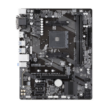 Gigabyte GA-A320M-S2H płyta główna AMD A320 Socket AM4 micro ATX