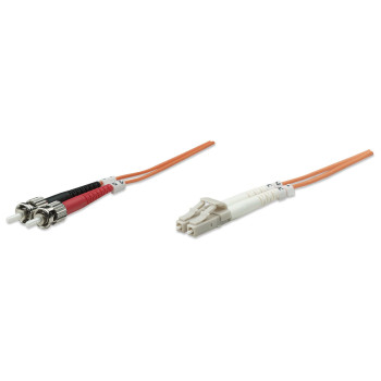 Intellinet 5.0m LC-ST M M kabel optyczny 5 m OM2 Pomarańczowy