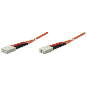 Intellinet 1.0m SC M M kabel optyczny 1 m OM2 Pomarańczowy