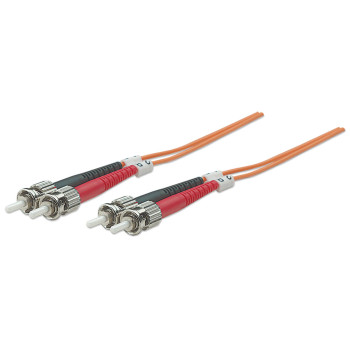 Intellinet 470094 kabel optyczny 10 m ST OM2 Pomarańczowy