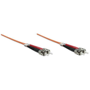 Intellinet 1.0m ST M M kabel optyczny 1 m OM2 Pomarańczowy