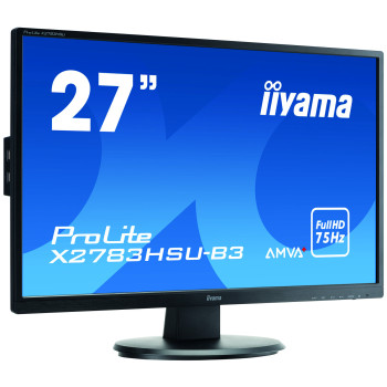 iiyama ProLite X2783HSU-B3 monitor komputerowy 68,6 cm (27") 1920 x 1080 px Full HD LED Czarny