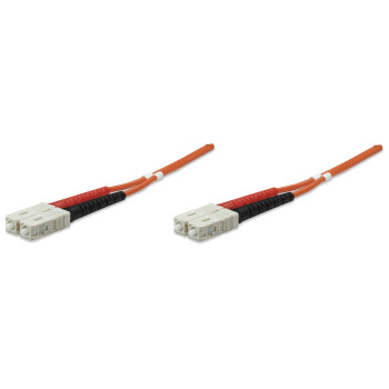 Intellinet 3.0m SC M M kabel optyczny 3 m OM2 Pomarańczowy