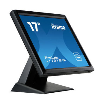 iiyama ProLite T1731SAW-B5 monitor komputerowy 43,2 cm (17") 1280 x 1024 px LED Ekran dotykowy Czarny