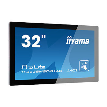 iiyama TF3238MSC-B1AG Interaktywny digital signage display 80 cm (31.5') LED 420 cd m² Full HD Czarny Ekran dotykowy 24 7