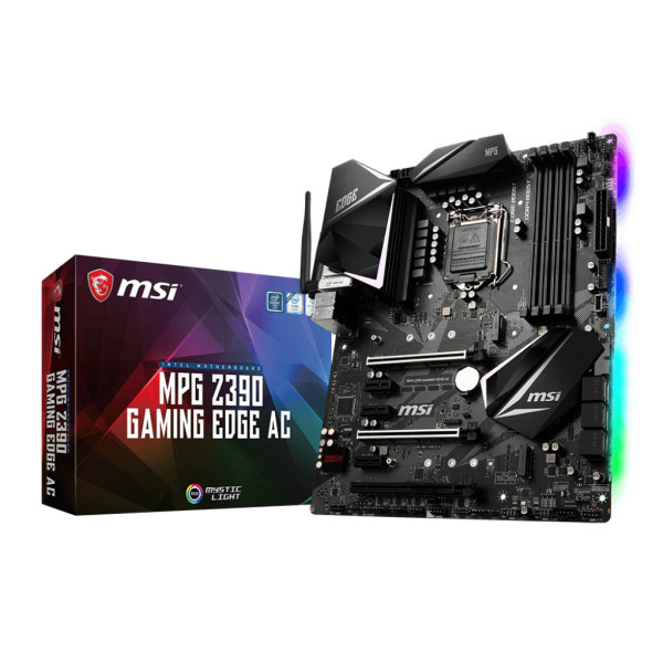 MSI MPG Z390 GAMING EDGE AC płyta główna Intel Z390 LGA 1151 (Socket H4) ATX MSI MPG Z390 GAMING EDGE AC płyta główna Intel Z390 LGA 1151 (Socket H4) ATX