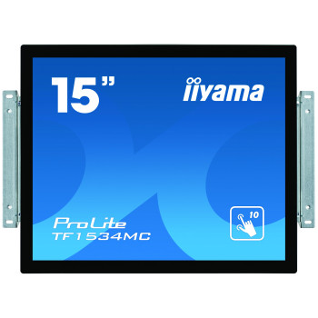 iiyama ProLite TF1534MC-B6X monitor komputerowy 38,1 cm (15") 1024 x 768 px TN Ekran dotykowy Przeznaczony dla wielu
