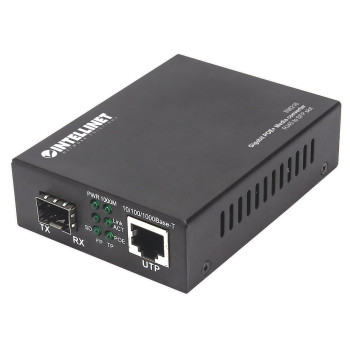 Intellinet 508216 konwerter sieciowy 1000 Mbit s Czarny