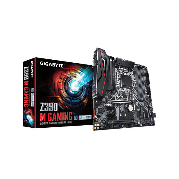 Gigabyte Z390 M Gaming Intel Z390 LGA 1151 (Socket H4) micro ATX Gigabyte Z390 M Gaming Intel Z390 LGA 1151 (Socket H4) micro ATX
