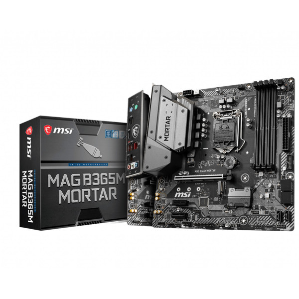 MSI MAG B365M Mortar Intel B365 LGA 1151 (Socket H4) micro ATX MSI MAG B365M Mortar Intel B365 LGA 1151 (Socket H4) micro ATX