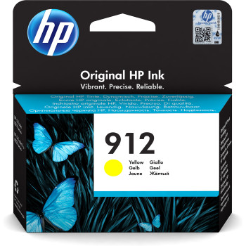 HP 912 oryginalny wkład atramentowy żółty