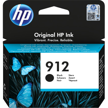 HP 912 oryginalny wkład atramentowy czarny