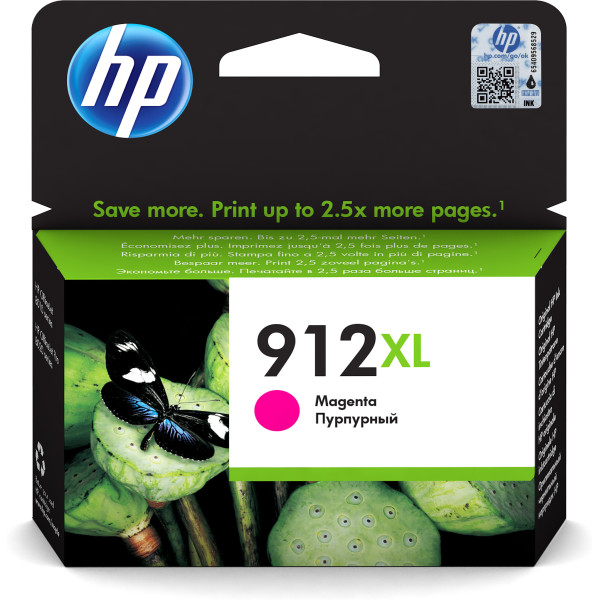 HP 912XL oryginalny wysokowydajny wkład atramentowy purpurowy HP 912XL oryginalny wysokowydajny wkład atramentowy purpurowy