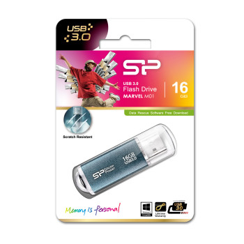 Silicon Power Marvel M01 16GB pamięć USB USB Typu-A 3.2 Gen 1 (3.1 Gen 1) Niebieski